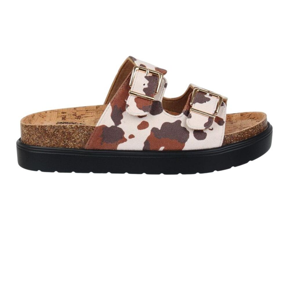 Biba Womens/Ladies Synthetic Double Strap Sandals / Cowhide